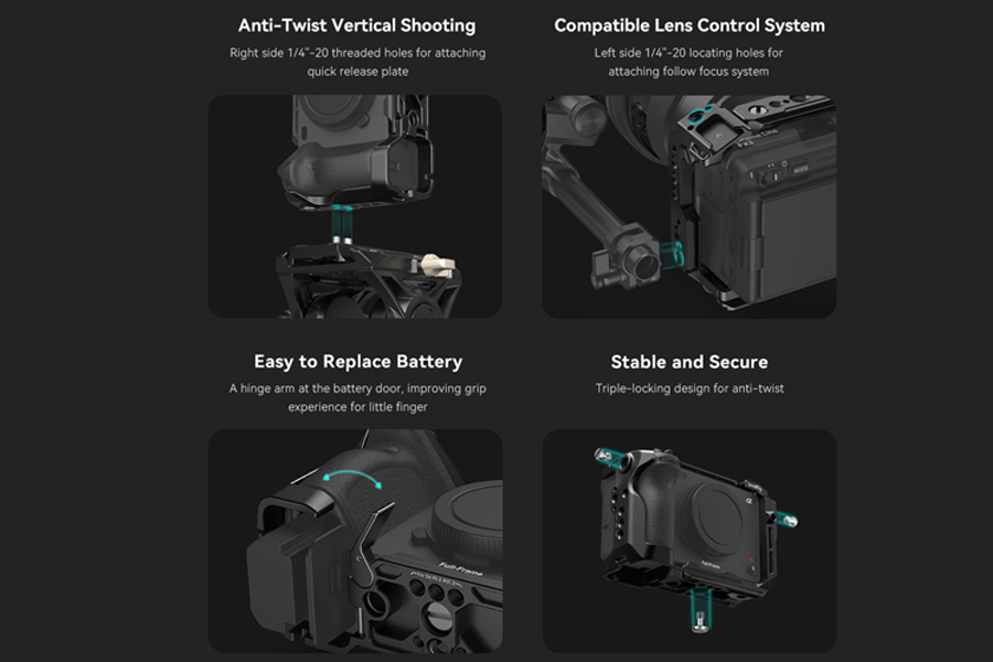 4184 Handheld Cage Kit for Sony FX30 FX3 d04.jpg