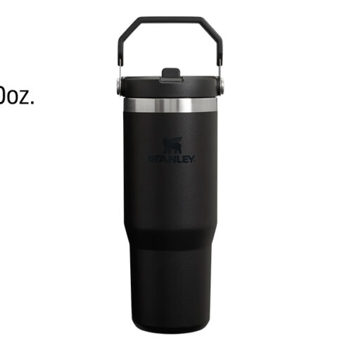 Iceflow flip straw tumbler black 2 01.jpg
